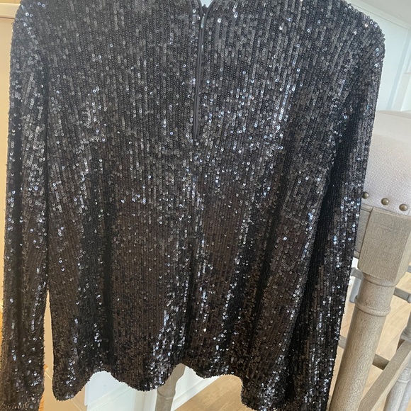 NWT Ann Taylor sequin popover PL - Picture 4 of 5
